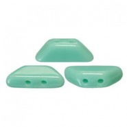 Les perles par Puca® Tinos beads Opaque Green Turquoise 63130